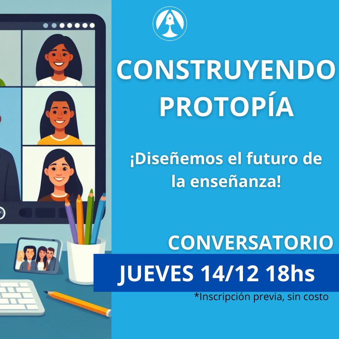Protopia23's tweet photo. ¡Sumate a nuestro #conversatorio Construyendo #Protopía!

La invitación es a compartir miradas que nos ayuden a pensar y diseñar un futuro posible en un espacio de diálogo abierto y plural

🔗 Inscripción: https://t.co/Qvn5ss93E5

Formato: Virtual en Teams

#IAG #IA #IAGenerativa https://t.co/Vewqg7vQIx