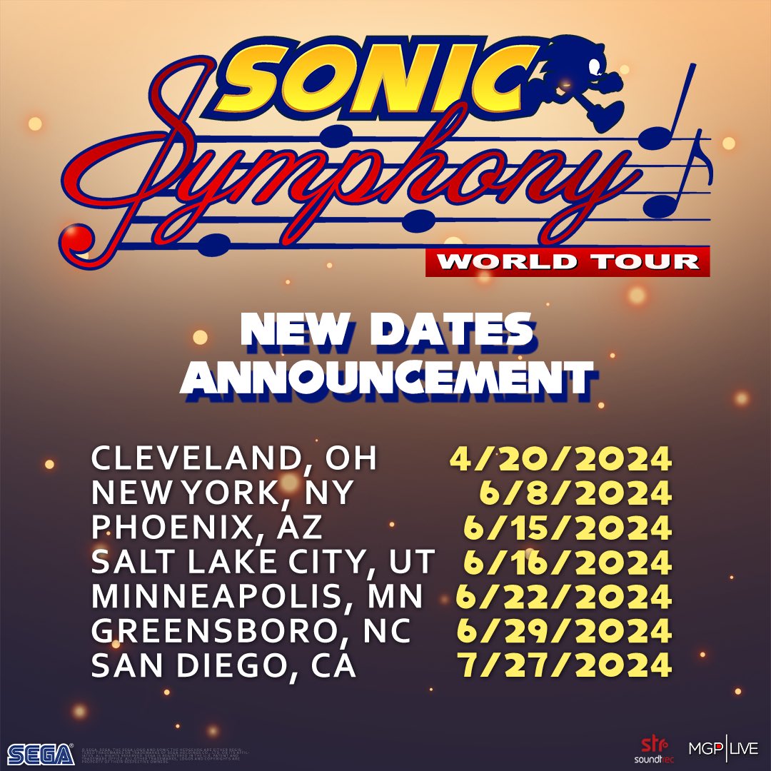 Sonic Symphony World Tour bringing classic tunes and a live orchestra to  London in September