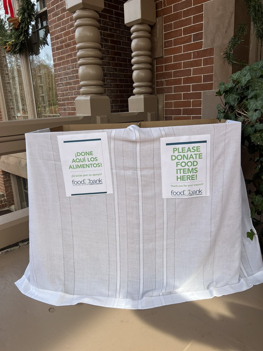 Anna Stein (@flonc) on Twitter photo Today is the second day of the Holiday Open House at the Governorās Mansion! š We are collecting donations of non-perishable food for <a href="/FoodBankCENC/">Food Bank of Central & Eastern North Carolina</a>.
Open House details:ā£
Friday, Dec. 8: 10 am-5 pmā£
Saturday, Dec. 9: 10 am-5 pmā£
foodbankcenc.org/ways-to-give/d⦠Today is the second day of the Holiday Open House at the Governorās Mansion! š We are collecting donations of non-perishable food for <a href="/FoodBankCENC/">Food Bank of Central & Eastern North Carolina</a>.
Open House details:ā£
Friday, Dec. 8: 10 am-5 pmā£
Saturday, Dec. 9: 10 am-5 pmā£
foodbankcenc.org/ways-to-give/dā¦