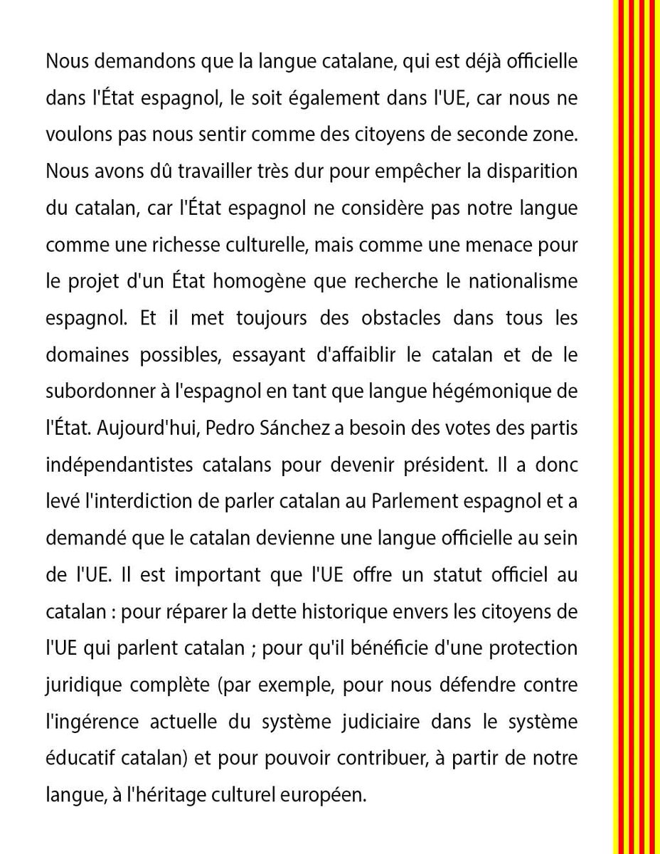 TimbalersPelCat's tweet image. 21/29
🇱🇺 LUXEMBURG
12-12-2023, Conseil d'Europe:
#SayYes #CatalanOfficialEU
D'Katalanen wëllen mat eiser Sprooch Bierger vun der EU ginn.
@Xavier_Bettel @gouv_lu @MFA_Lu @RPUE_LU