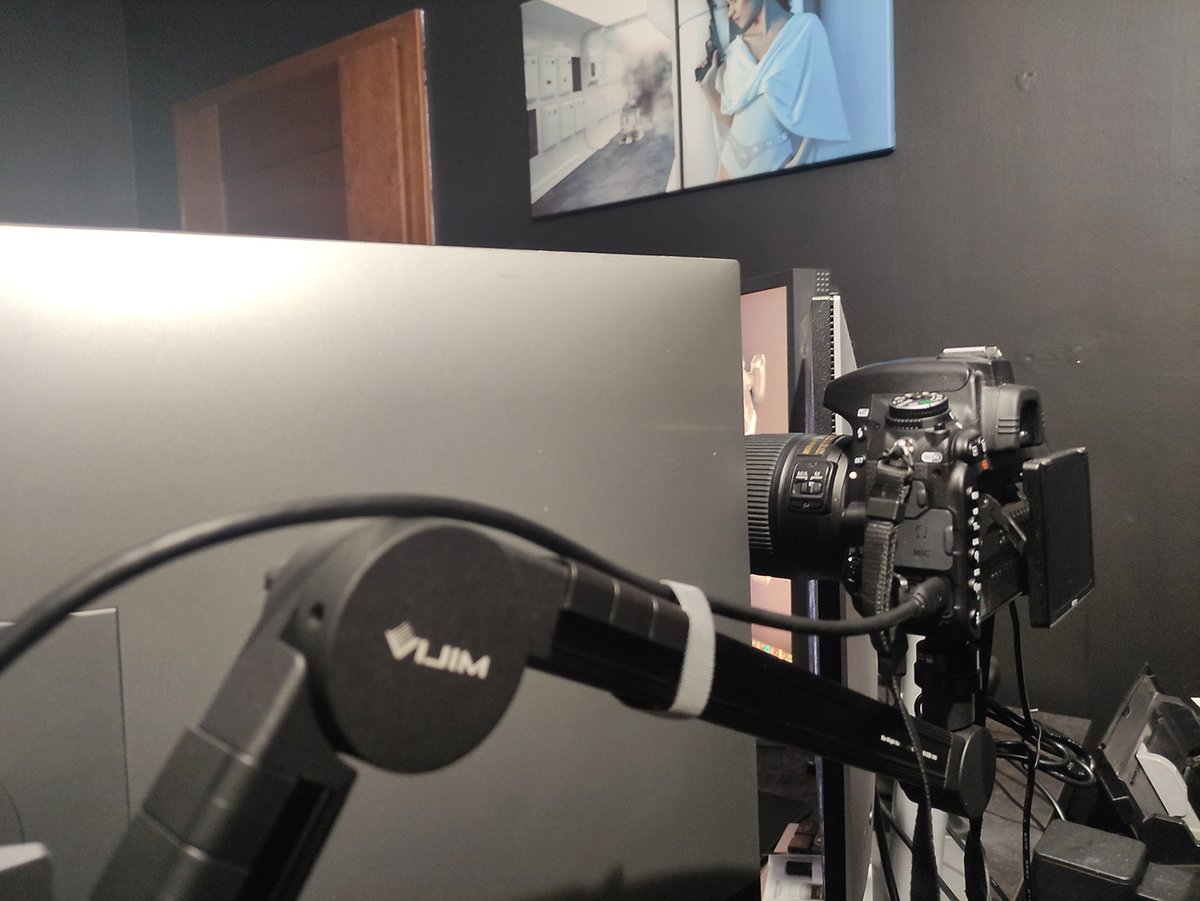LukaszLiszko's tweet photo. I finally have the entire streaming setup, so get ready for test streams next week where  I'll show how I create 3D models, retouch photos, or let's chat about  some interesting topics 😉 #streamingsetup #streamingartist #streamer https://t.co/AdaRZ5ZywO