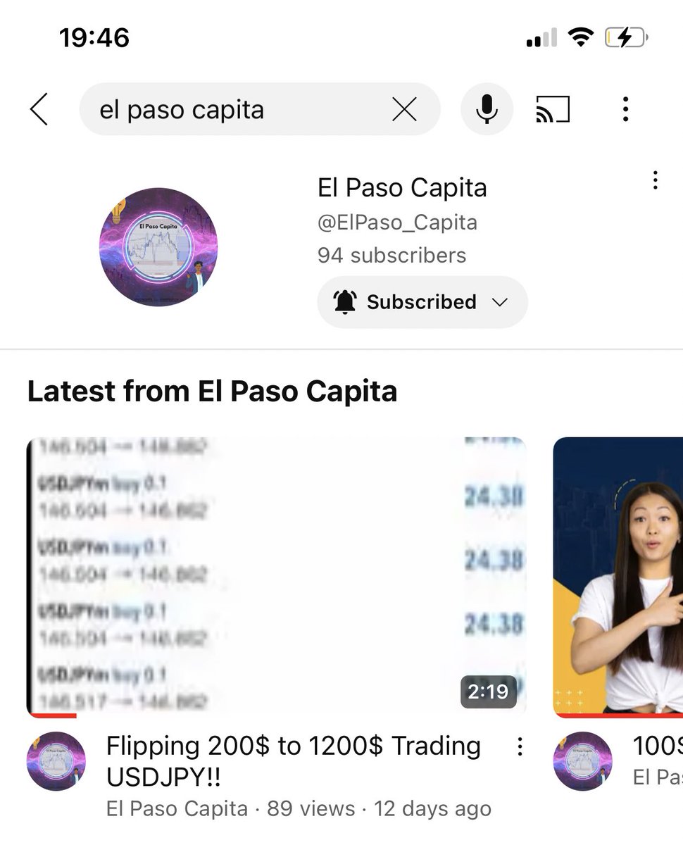 El_PasoCapita's tweet photo. https://t.co/ahXKPxEH17

Subscribe!!! New video drops tomorrow 🤝 let’s get to 100!!! https://t.co/mhdxH1JHk3