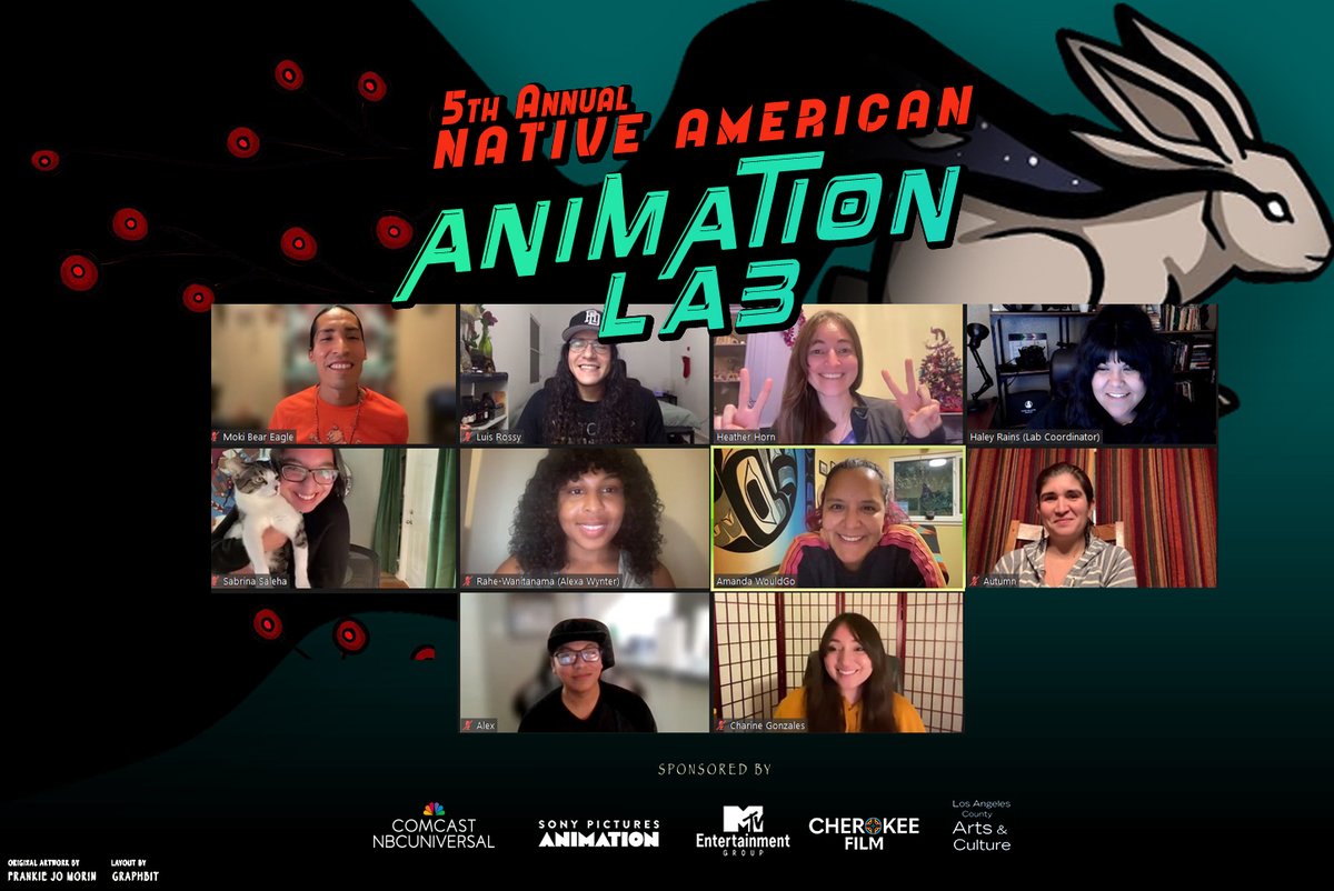 AllianceNative's tweet image. 5th Annual Native American Animation Lab DAY 3
Fellows pitched their projects to the anime streamer and studio @Crunchyroll! Fellows received valuable creative feedback!
Thx to Crunchyroll for supporting indigenous voices!
#nativesinanimation #NativeRepresentation #morenatives