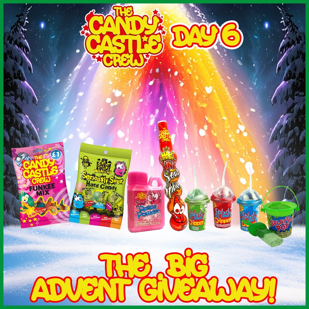 Day 6: Today’s Sweet Treat Reveal! 🍫

It's Day 6 of our sweet journey! Today's treat is our Splatter Pop. Don’t forget to like, share, and swipe to see the growing collection you could win! 🎄

#TheCandyCastleCrew #Advent #Giveaway

Follow Us: instagram.com/candycastlecre…