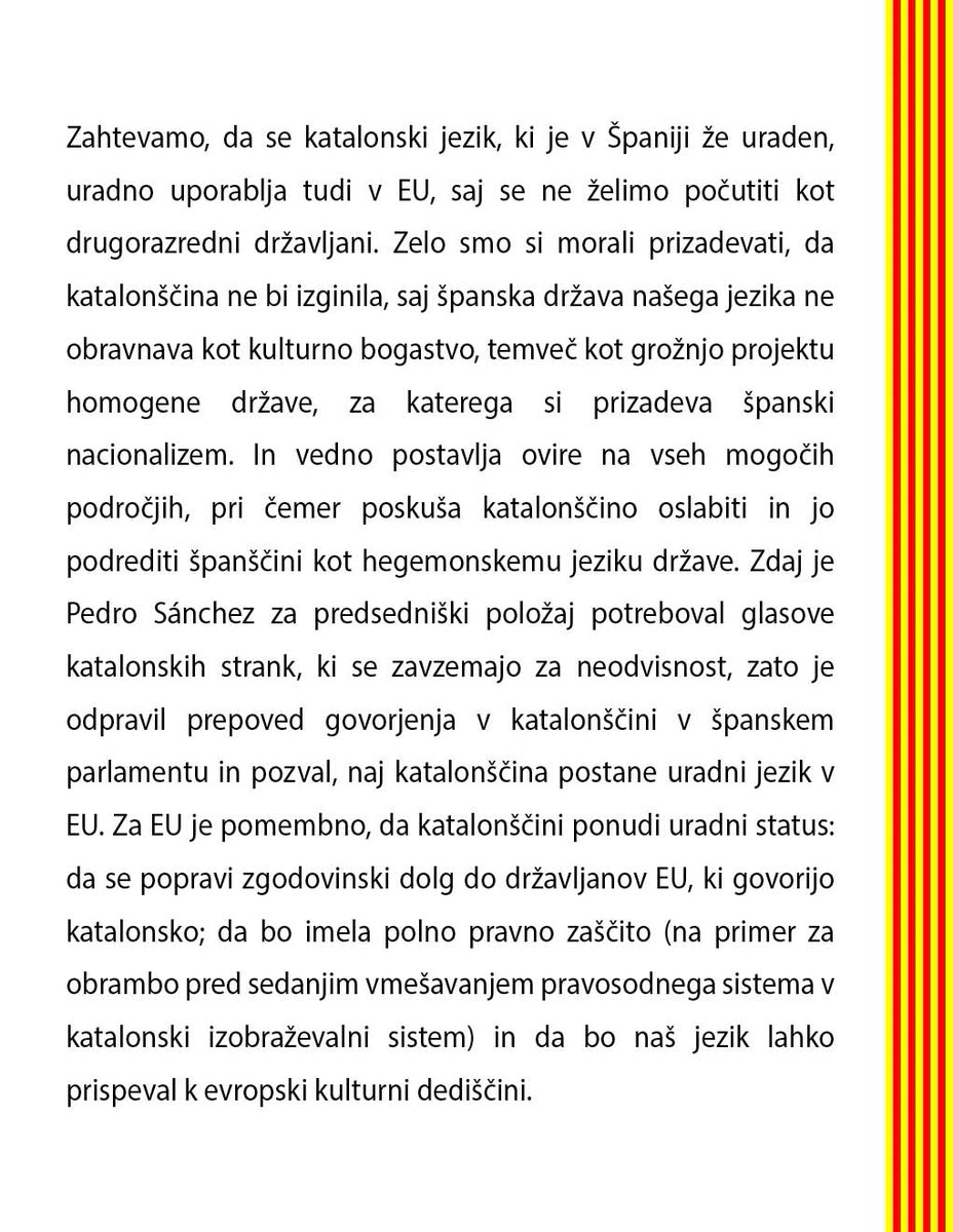 TimbalersPelCat's tweet image. 27/29
🇸🇮 ESLOVENIA
12. 12. 2023, Svet Evrope:
#SayYes #CatalanOfficialEU
Katalonci želimo biti državljani EU z lastnim jezikom.
@govSlovenia @vladaRS @MZEZ_RS @tfajon @markostucin