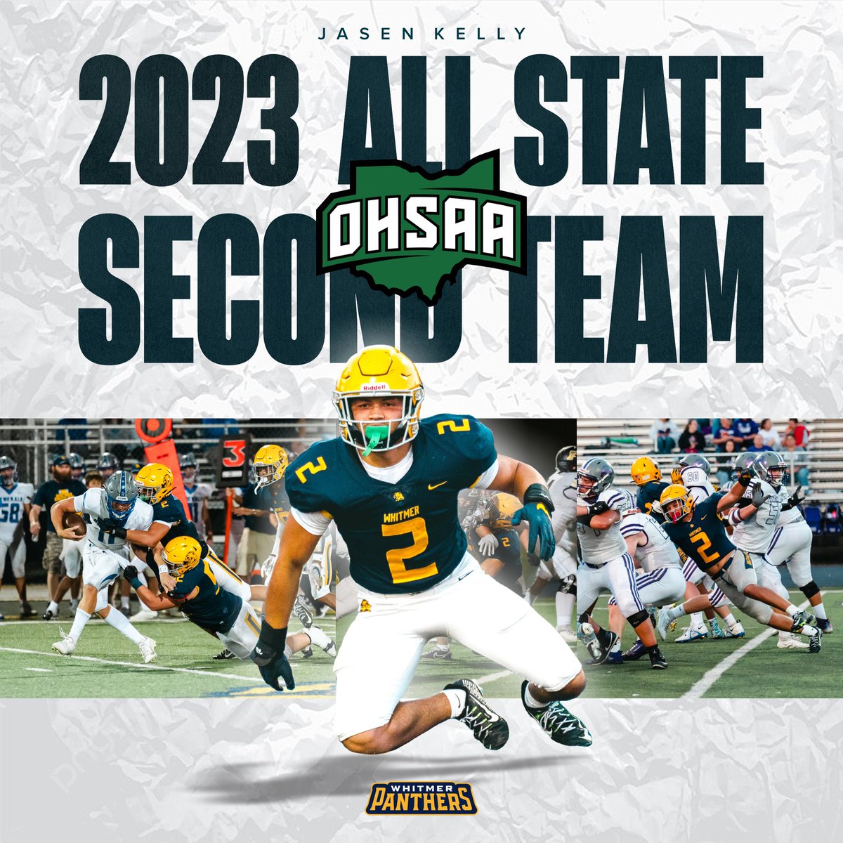 Congratulations to Jasen Kelly for being named, Second Team All-Ohio! 🐾

#EAF