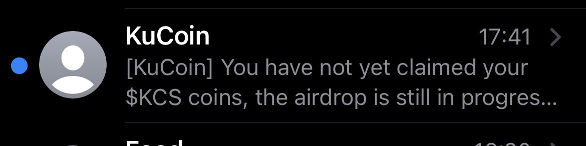 If you get this text message / email from <a href="/kucoincom/">KuCoin</a> they will take your funds / nfts will be gone #Bitcoin #crypto #Cryptocurency #Airdrops fake airdrop link