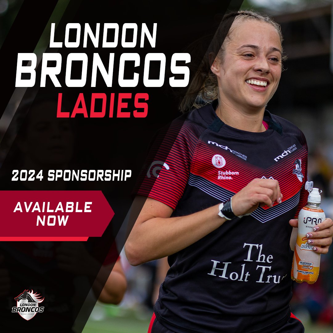 BroncosWomen's tweet photo. 2024 is around the corner! 👀

We have a number of sponsorship opportunities available for next season - more info coming soon!

Can't wait? DM us or enquire at sophie.messem@londonbroncosrl.com 📨

#WeAreLondon 🐴 https://t.co/oR33widR4z