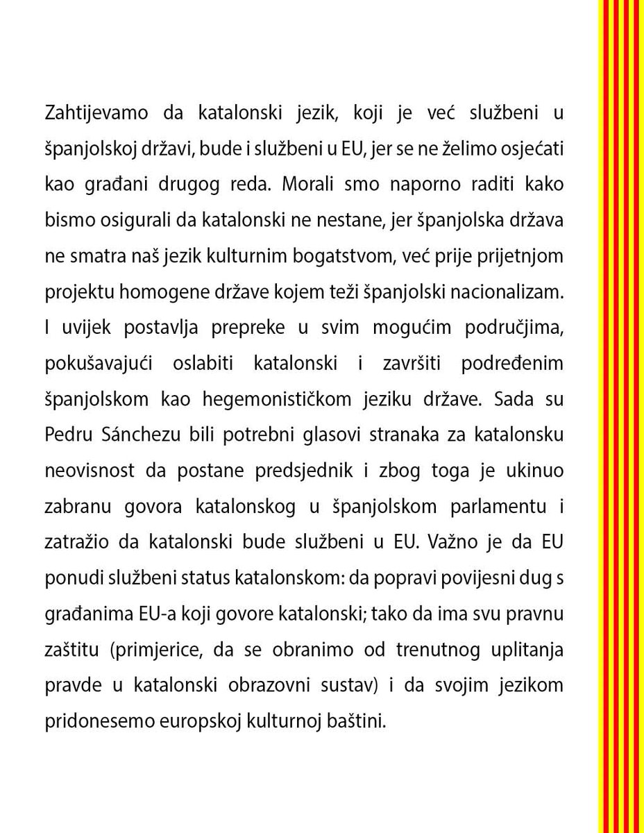 TimbalersPelCat's tweet image. 25/29
🇭🇷 CROÀCIA
12-12-2023, Vijeće Europe:
#SayYes #CatalanOfficialEU
Mi Katalonci želimo biti građani EU sa svojim jezikom.
@AndrejPlenkovic @Ured_PRH @MVEP_hr @grlicradman @AndrejaMetelko @FMatusic @IrenaAndrassy @CroatiaInEU