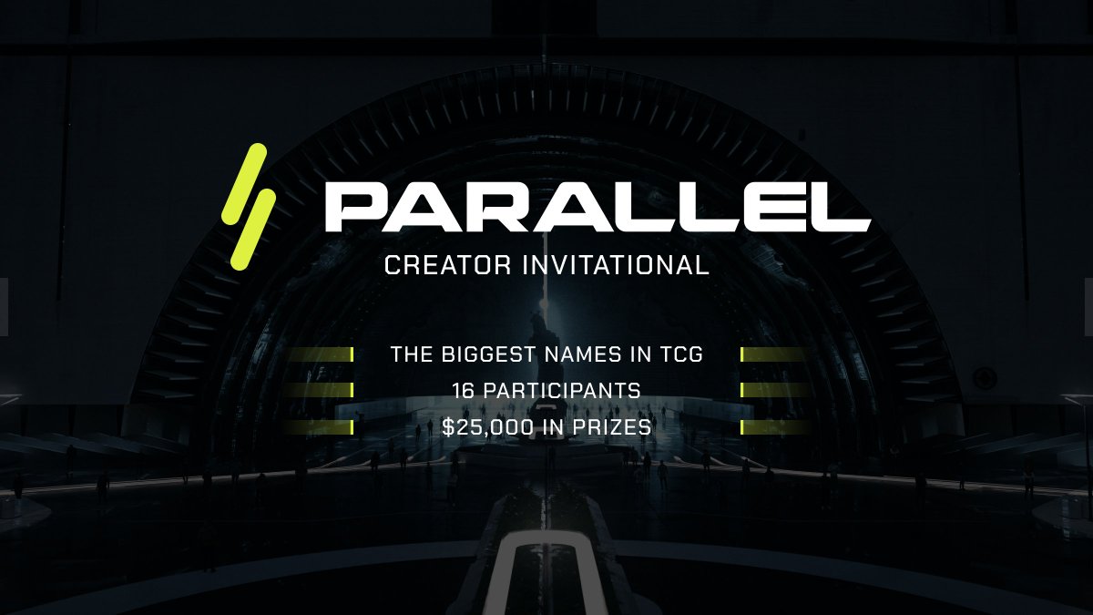 ParallelTCG's tweet photo. We're live!

Join us below for the first ever Parallel Creator Invitational.

https://t.co/MKbhEDdJZm https://t.co/fkeYZWsT3H