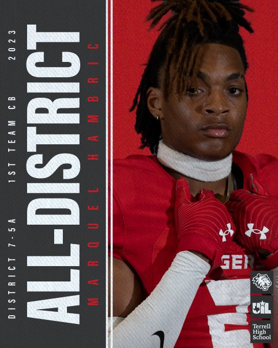 Terrell Tigers Football (@terrelltigerfb) on Twitter photo 🚨Congratulations to <a href="/marquel_hambric/">Marquel Hambric ✞</a> for being selected as District 7-5A 1st TEAM🏈👏🏾!
#TigerTOUGH🐅
#ba🐅
#TTP 🚨Congratulations to <a href="/marquel_hambric/">Marquel Hambric ✞</a> for being selected as District 7-5A 1st TEAM🏈👏🏾!
#TigerTOUGH🐅
#ba🐅
#TTP