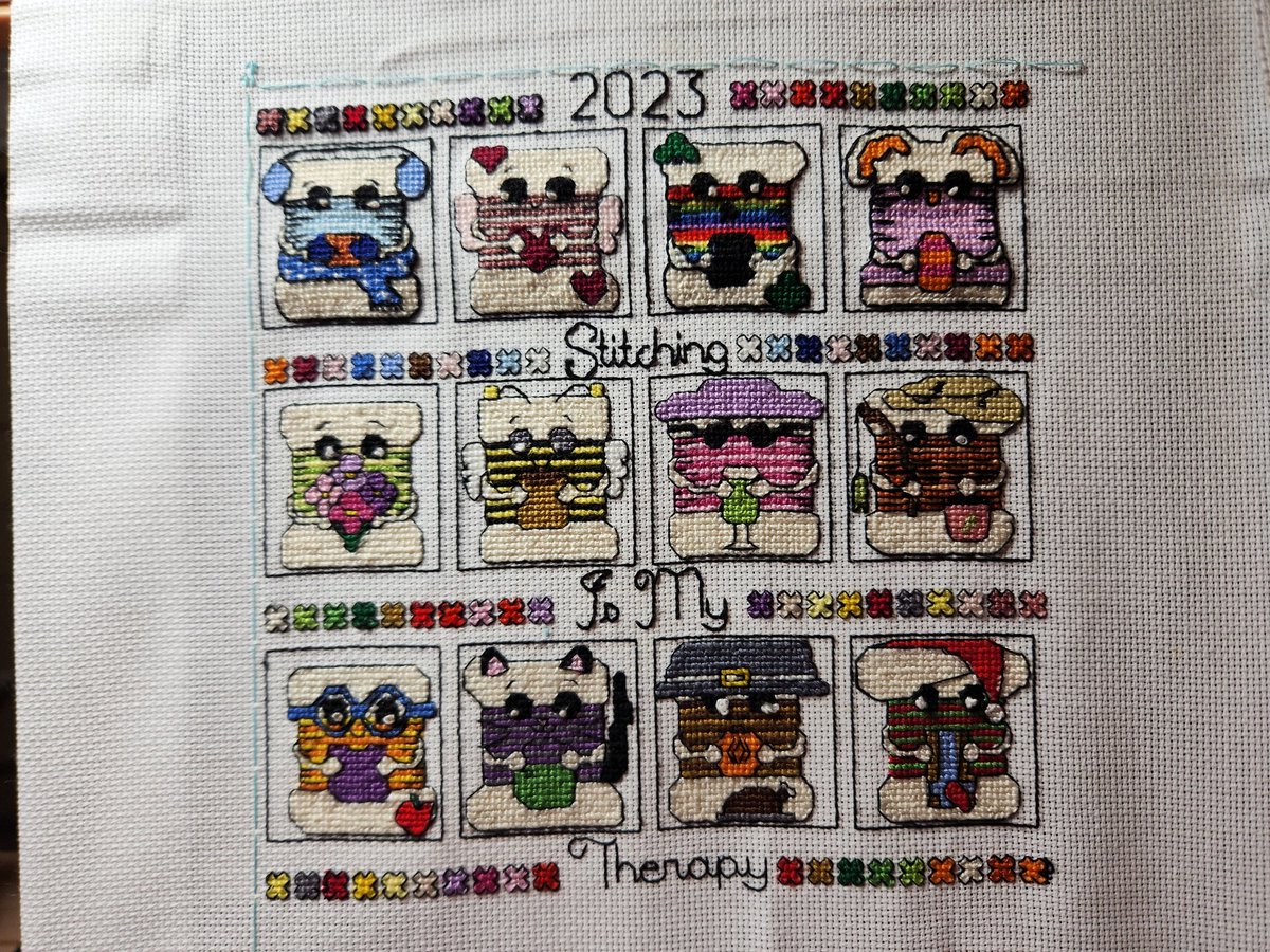 2023-'Mini Bobbins SAL' by Amanda of Creative Crafting, FINISHED!!