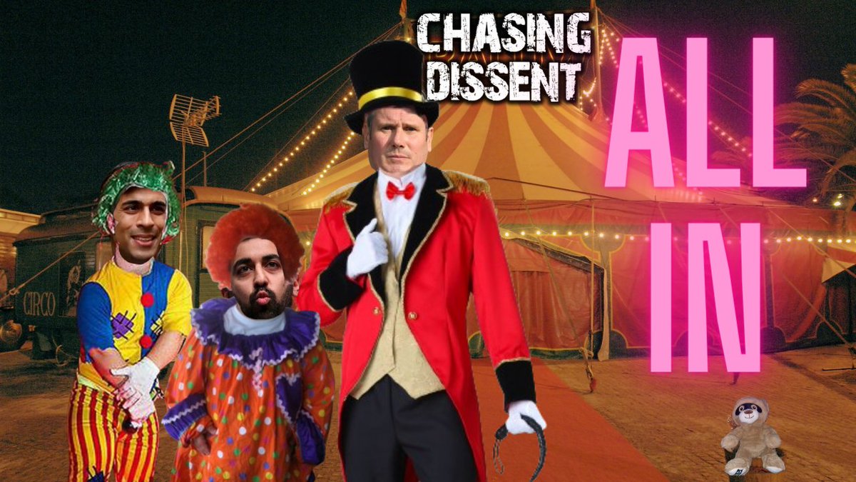 Looking forward to having a laugh tonight! - Join us LIVE at YouTube.com/chasingdissent… from 9pm (UK) #ClownWorld #Circus #News #Politics #FridayFeeling #FridayMotivation #FridayVibes