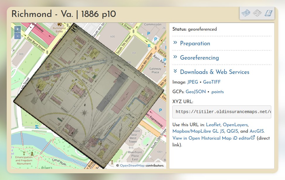developmentseed's tweet photo. Happy Friday! Enjoy this project spotlight.
We're happy to see some of the open-source tools & projects we work on applied to other projects beyond our own work. Learn more about OldInsuranceMaps from @mradamcox:
Blog:🔗 https://t.co/eoSaO9a4Lv
#openstreetmap #openhistoricalmap https://t.co/XLcfuTNyJ3