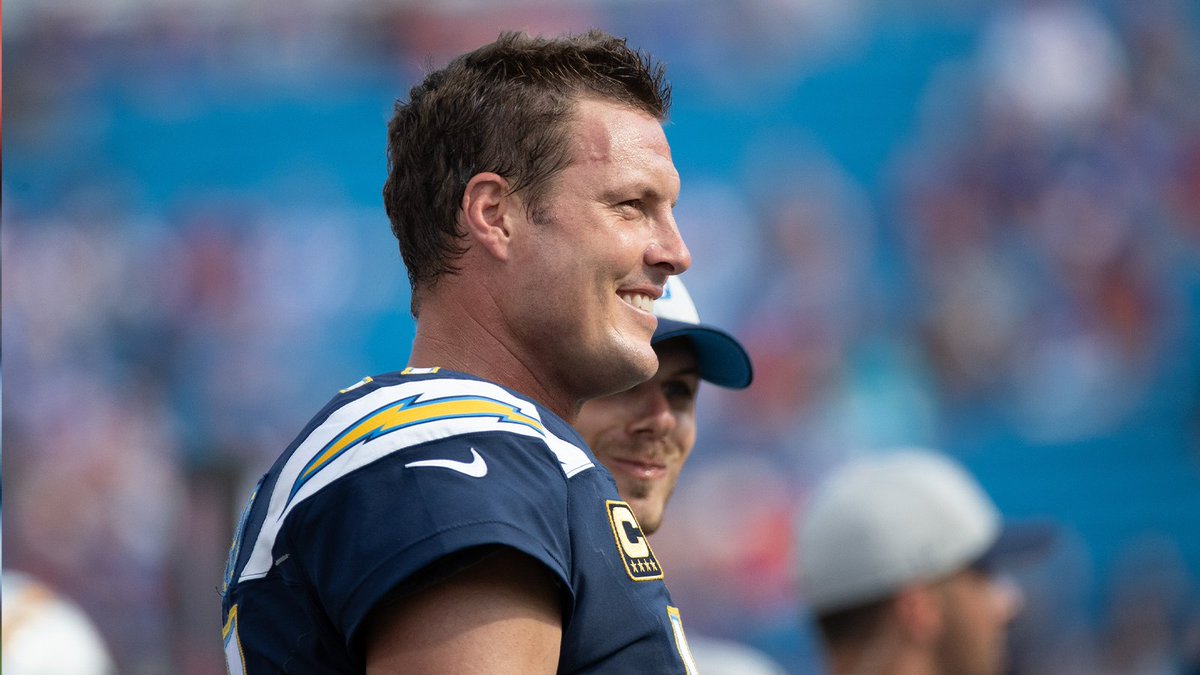 chargers's tweet photo. happy bday, phil 🥳 https://t.co/HZujk8p36U
