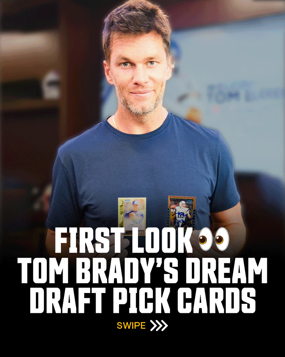 Topps's tweet image. TOM. BRADY. BASEBALL. CARDS. 🤯🐐

Start chasing @TomBrady's Dream Draft Pick cards on 12/12! #BowmanDraft