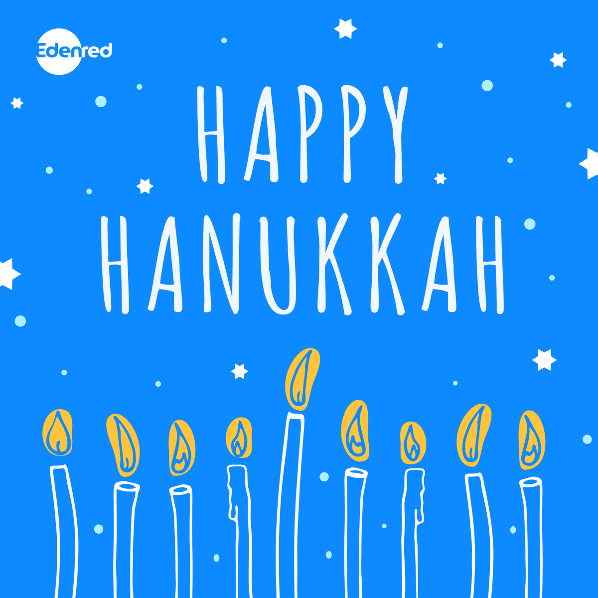 Edenred would like to wish everyone who celebrates Hanukkah a Happy Festival of Lights. May your holiday be filled with family, friends and blessings. 

#edenred #edenredessentials #happyhanukkah #hanukkah2023