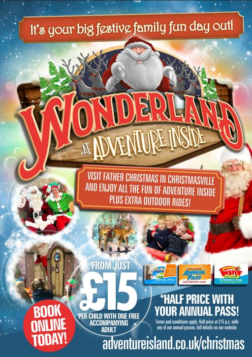 CHRISTMAS <a href="/Adv_Island/">Adventure Island UK</a> INSIDE WITH THE FATHER CHRISTMAS EXPERIENCE!

It's your big festive family day out@ Wonderland <a href="/Adv_Island/">Adventure Island UK</a>

Book Online Today - Please Visit -  rb.gy/9uzas7

#Southend #ThemePark4Everyone
