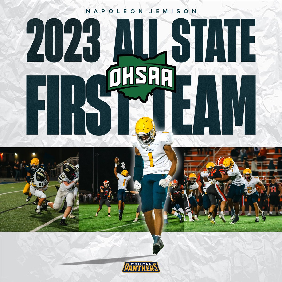 Congratulations to Napoleon Jemison for being named, First Team All-Ohio! 

#EAF