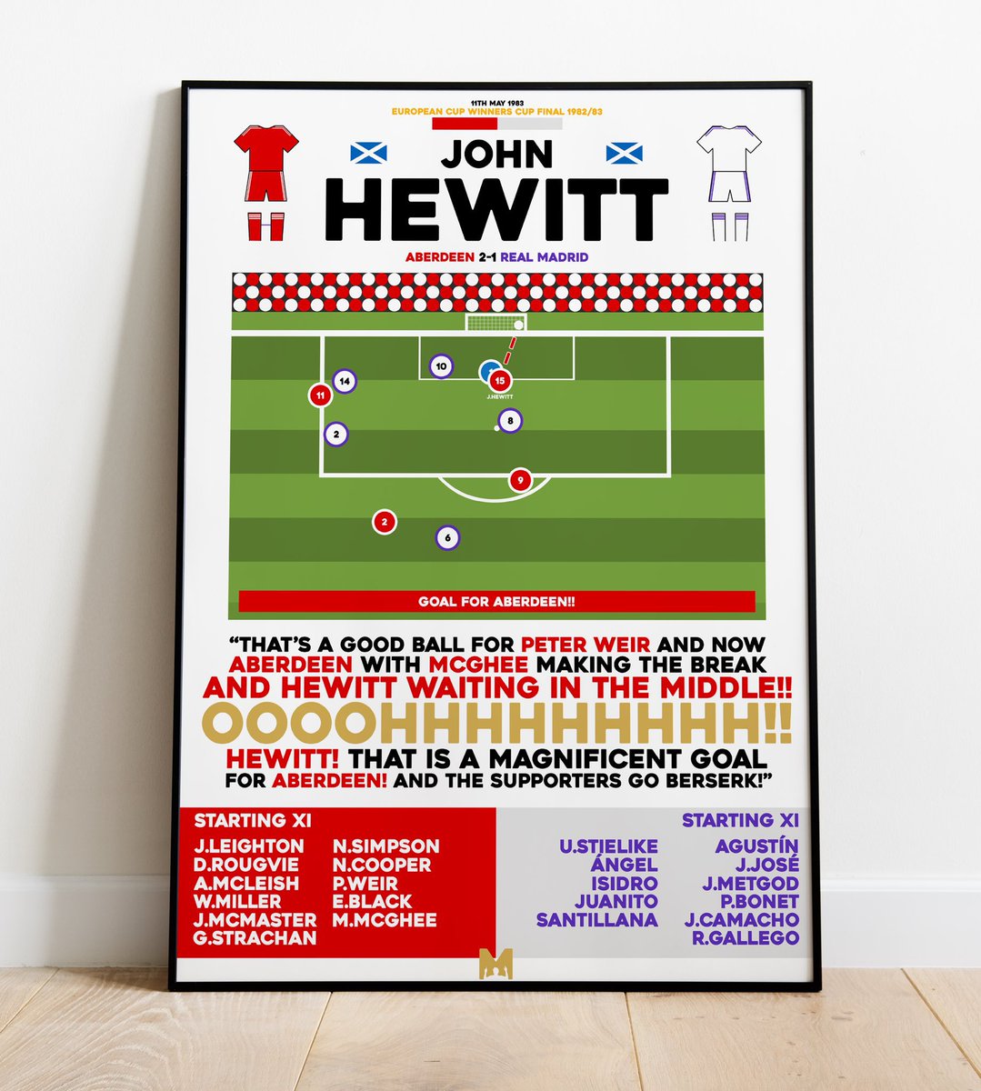RTG_Podcast's tweet photo. 🚨PRINT GIVEAWAY🚨 

Another weekend another print to giveaway 👀

We’ve once again teamed up with @MezzalaDesigns to give away a Framed Print of Aberdeen's Greatest Moments🔴🏴󠁧󠁢󠁳󠁣󠁴󠁿

To Enter: 
🔄RT This Post 
🤝Follow @RTG_Podcast  &amp; @MezzalaDesigns 

Good Luck!🙌 https://t.co/HeAqp72ORx