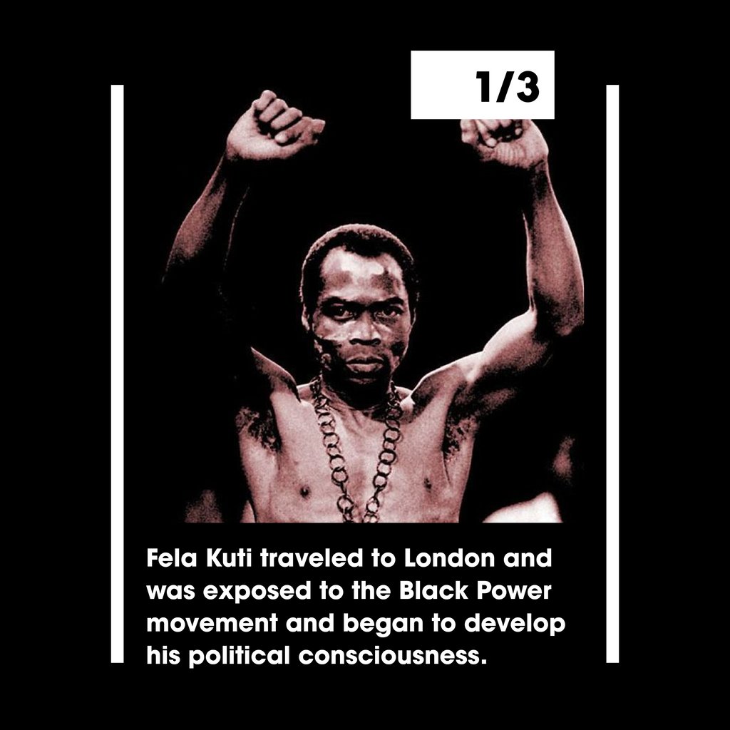 TradingRaces's tweet photo. Fela Kuti was a Nigerian musician and activist, born on October 15, 1938. He is widely regarded as one of Africa's greatest musicians and was the pioneer of the Afrobeat  He used music as a weapon against oppression.

The more you know, the better you play #TradingRaces https://t.co/a8TXy7X9mw