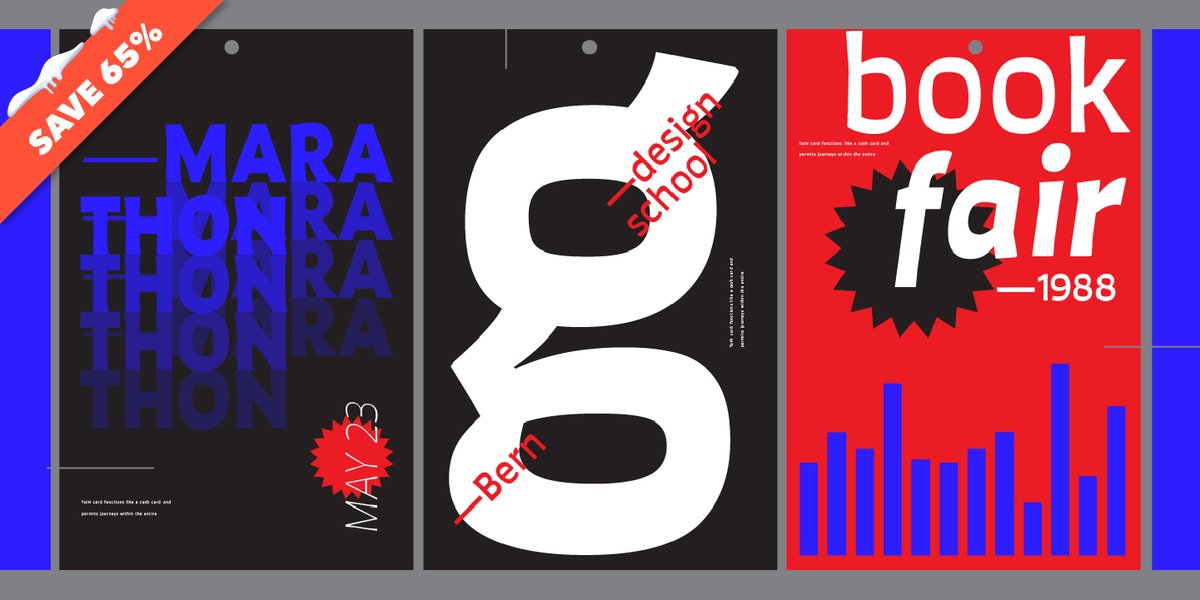 Auster is confident and quirky, yet comfortable to read. This san serif family stands out from the crowd. The curves cinch and strokes flair in unconventional places making Auster an unashamed rebel sure to turn heads 🤩 

Save 65% OFF: mntype.co/3RsuYSr