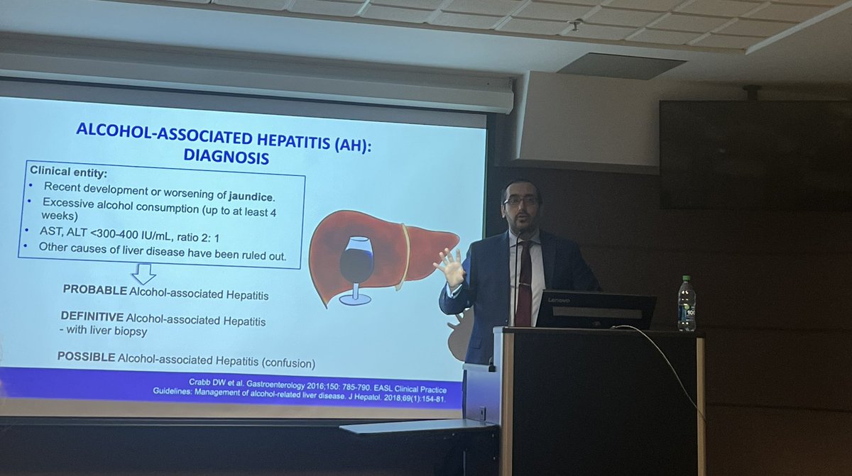 Great talk on alcohol associated liver disease by @juanpabloarab 🌟 in the Toronto Centre for Liver Disease!