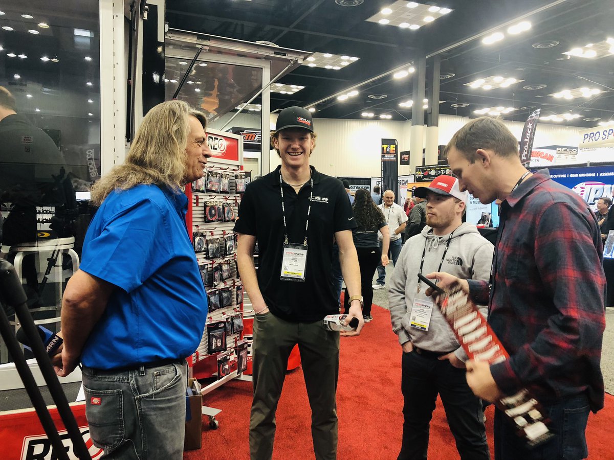Caption this 👇

Don’t miss <a href="/JackLehner_/">Jack Lehner</a> at the <a href="/REradioz/">Racing Electronics</a> booth for an interview with <a href="/ThePostman68/">Steve Post</a>!