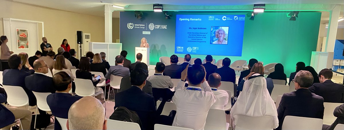 Inger Andersen (@andersen_inger) on Twitter photo A hothouse planet helps no one. Cooling is critical to protect people.
Through the #GlobalCoolingPledge, #KigaliAmendment to the Montreal Protocol and <a href="/CCACoalition/">Climate & Clean Air Coalition</a>, <a href="/UNEP/">UN Environment Programme</a> supports work to deliver action to protect people & planet.
#COP28 A hothouse planet helps no one. Cooling is critical to protect people.
Through the #GlobalCoolingPledge, #KigaliAmendment to the Montreal Protocol and <a href="/CCACoalition/">Climate & Clean Air Coalition</a>, <a href="/UNEP/">UN Environment Programme</a> supports work to deliver action to protect people & planet.
#COP28