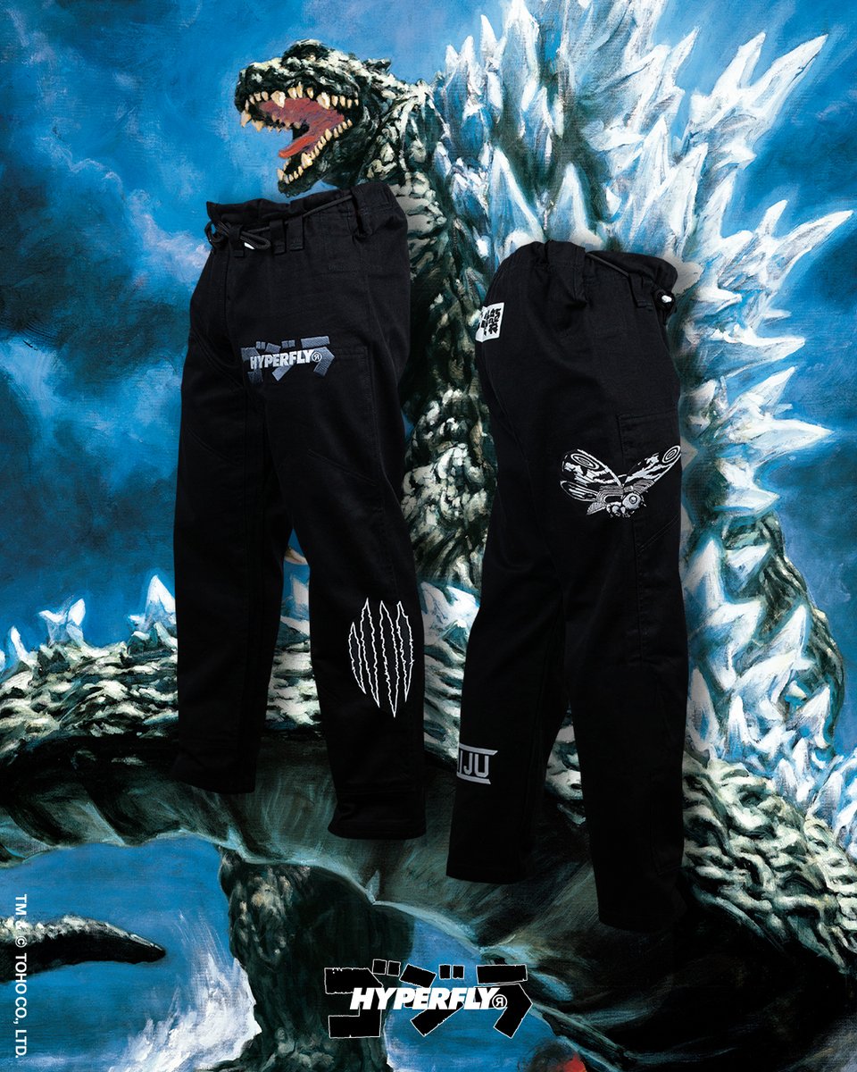 Godzilla_Toho's tweet image. 👊💥 Put your hands up for @HYPERFLY 's expanding line of martial arts training rash guards, shorts, Jiu Jitsu Gi, and tees that'll have you sparring in style from the mat to the streets. See the full line: ow.ly/i2ro50QgS0b