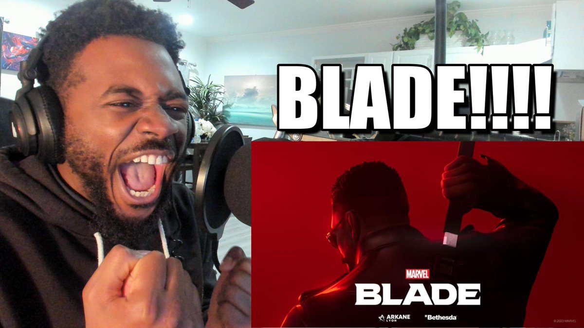Joseph_Witty's tweet image. Here's my reaction to the Marvel's Blade Announcement Trailer! 😂👀🔥 #WittyFam #MarvelsBlade #TheGameAwards 

Video Link: youtu.be/HmJtTXFcwvQ?si…