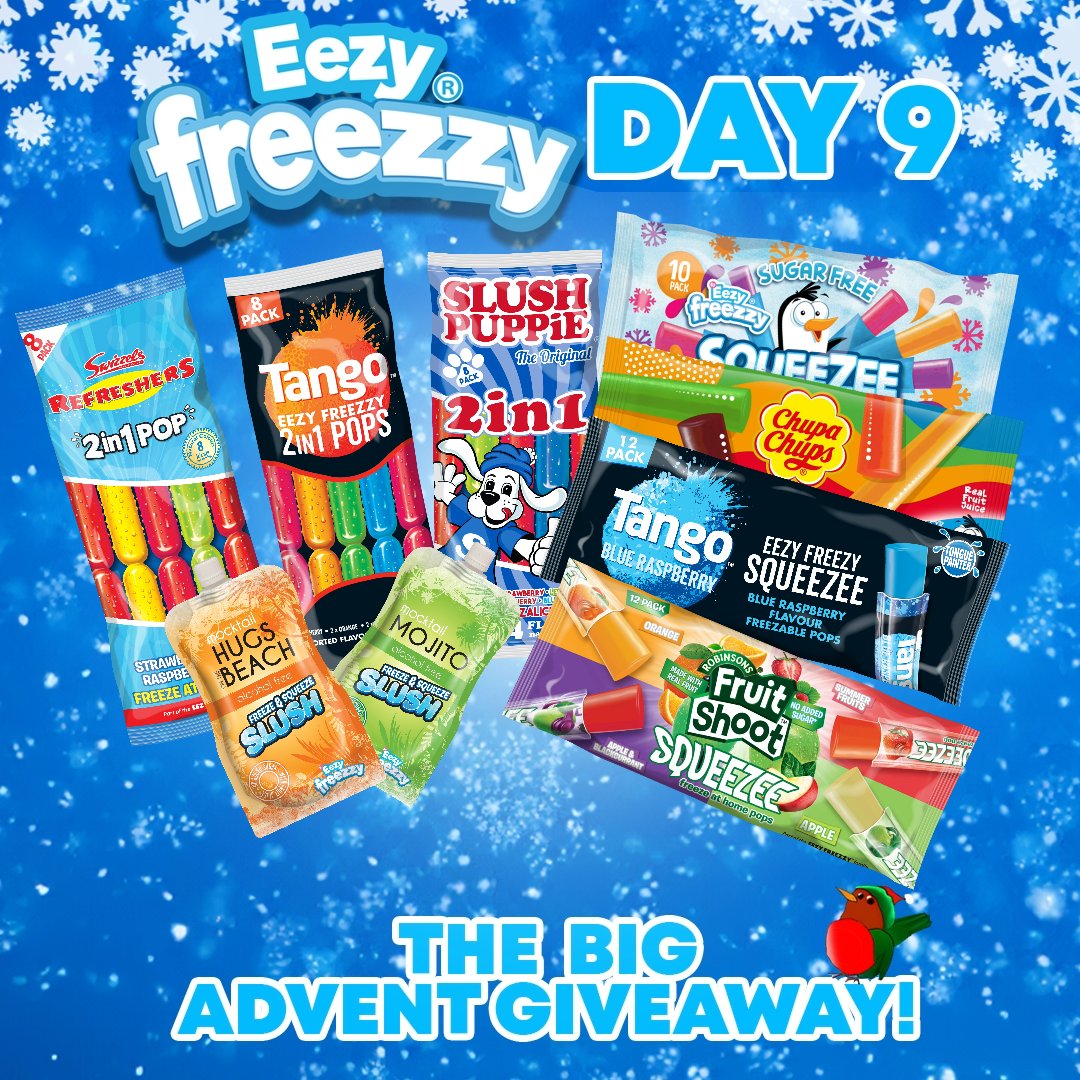 Day 9: Unwrap Today’s Eezy Surprise! 🎁

Day 9 of the Eezy Freezzy Big Advent Giveaway brings you our Co-Branding Creation Fruit Shoot Squeezee. Remember, like and share the post on Instagram to enter draw! 🌟

#EezyFreezzy #Advent #Giveaway

Follow us: instagram.com/by_eezy/
