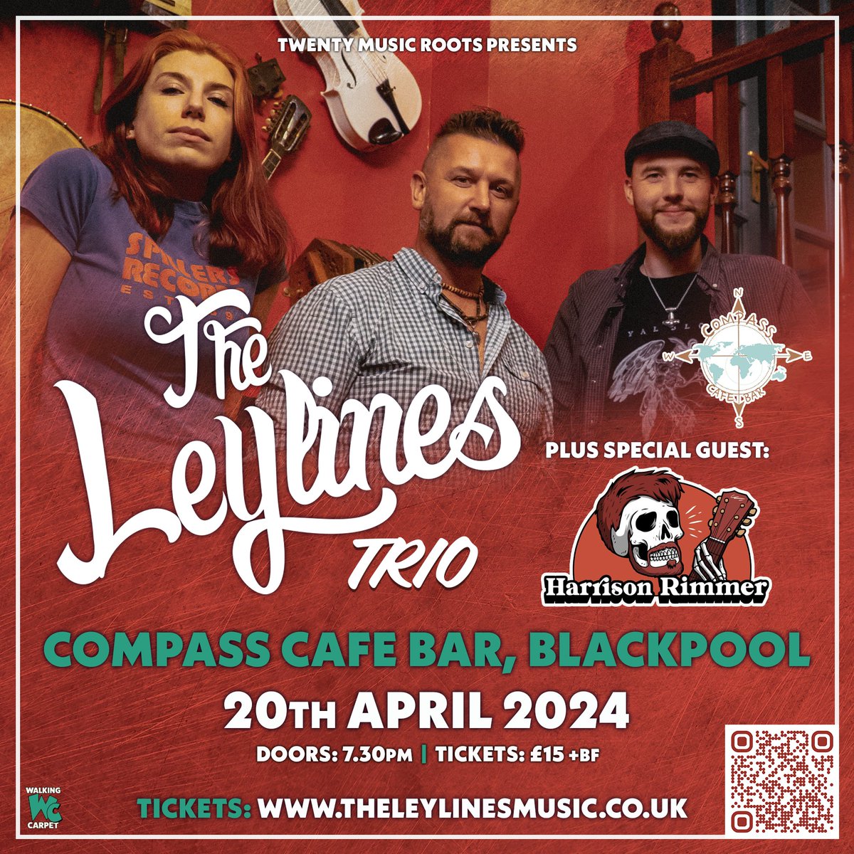 Oh #Blackpool, you know we couldn't stay away from you for long 😘 Catch us three, plus special guest Harrison Rimmer, back at the awesome Compass Cafe Bar in April. 

wegottickets.com/event/603027/

Mushluv x