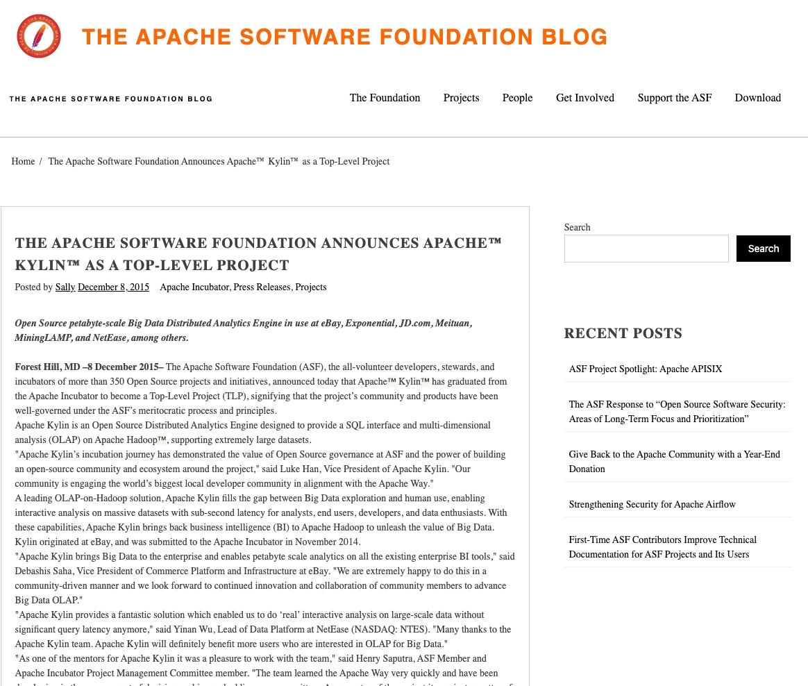 kyligence's tweet photo. Celebrating 8 years of @ApacheKylin! 🎉 

Born from eBay, it became a @TheASF top-level project. 

Kyligence, built on Apache Kylin, now thrives as a cloud-native, AI-driven metrics platform. 

Here's to democratize data analytics

#ApacheKylin #DataEvolution #dataanalytics https://t.co/gZ4g9O2zqZ