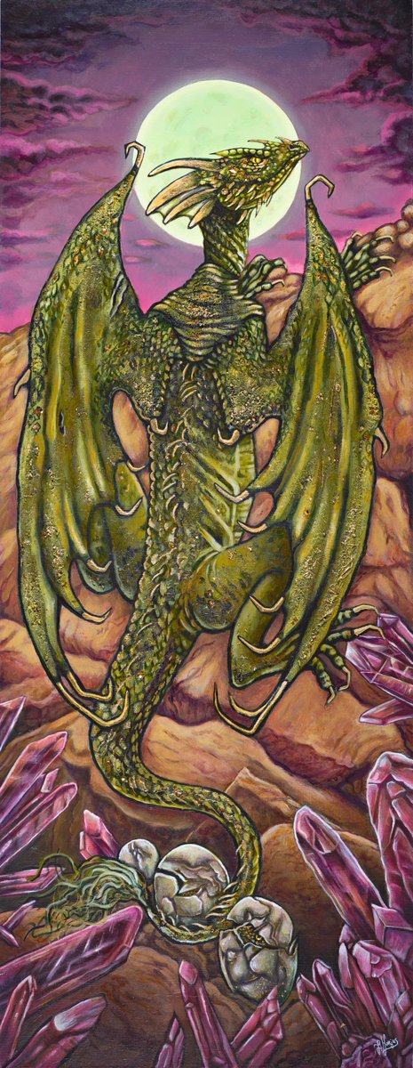 FabianHorjus's tweet photo. @HeavenlyTape Hi there, thank you for reaching out to us! <3 This is my latest dragon painting! https://t.co/mpR3yqGOco
