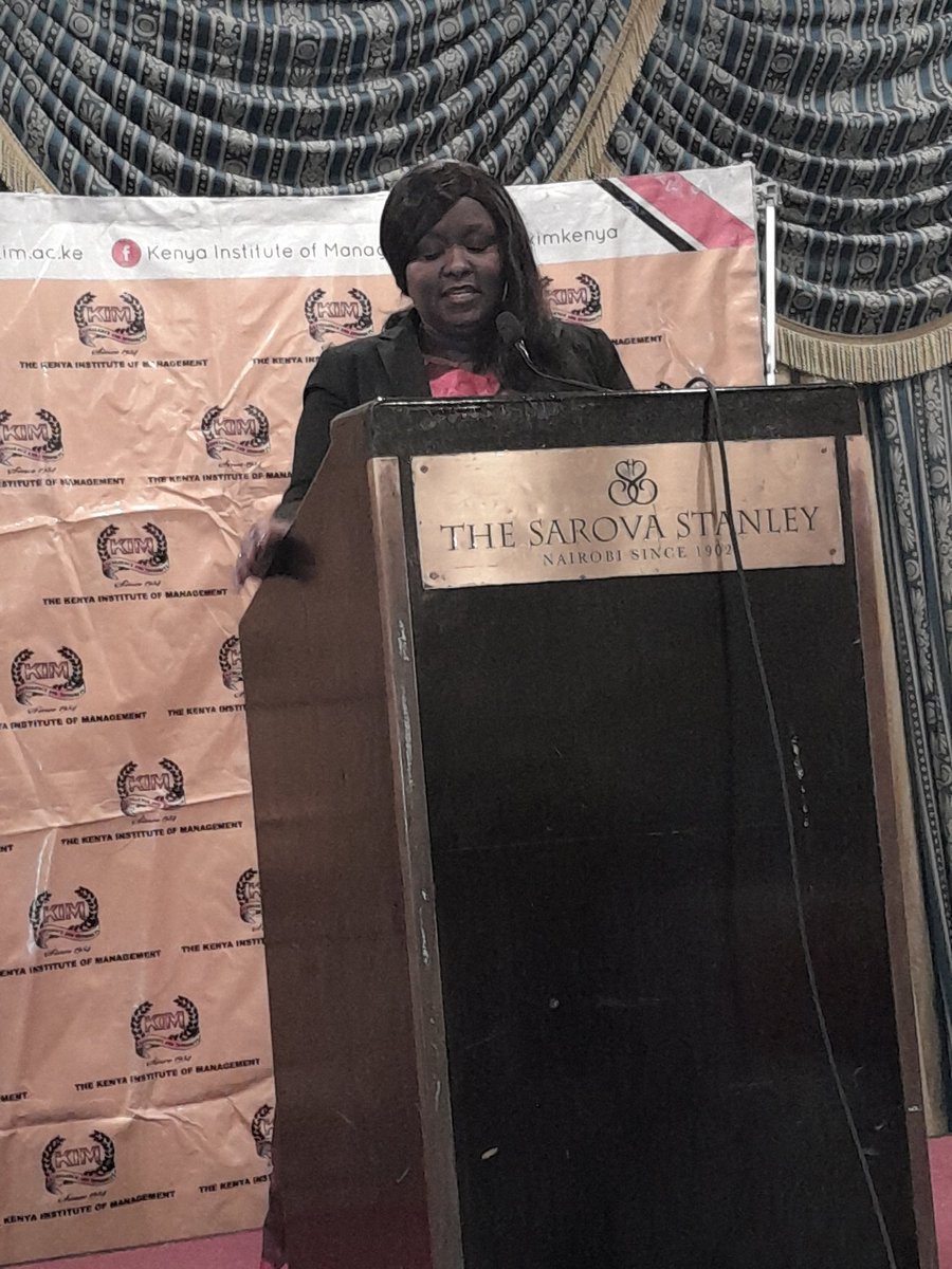 Deputy Governor CBK, Dr. Susan Koech, chief guest at the annual @KIMKenya Managing in heels dinner
