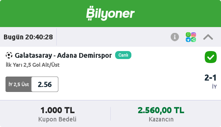 Ximbom puan kaybeder 🔥🔥😁😁 bilyoner.com/iddaa/kupon/f2… #Bilyoner #iddaa #canlı