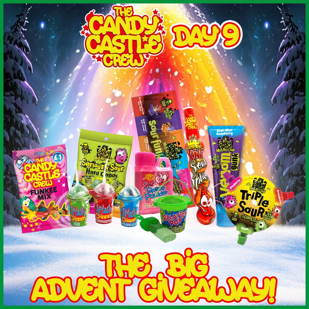 Day 9: Today’s Sweet Treat Reveal! 🍫

It's Day 9 of our sweet journey! Today's treat is our Triple Sour Squeezee. Don’t forget to like, share, and swipe to see the growing collection you could win! 🎄

#TheCandyCastleCrew #Advent #Giveaway

Follow Us: instagram.com/candycastlecre…