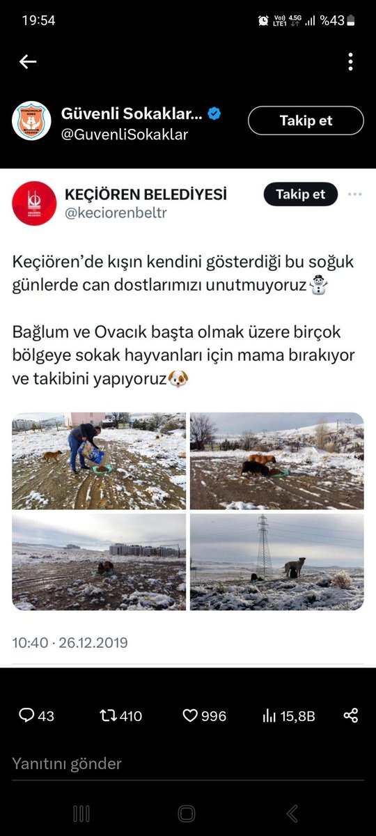 Bu beslenen sahipsiz vahşi hayvanlar ülkenin başkentinde benim evimin yanıbaşında bir çocuğu parçaladılar kimse sorumluluk almıyor gerçekten nereye gidecek bu delilik <a href="/keciorenbeltr/">T.C. KEÇİÖREN BELEDİYESİ</a>  <a href="/ankarabbld/">Ankara Büyükşehir</a>