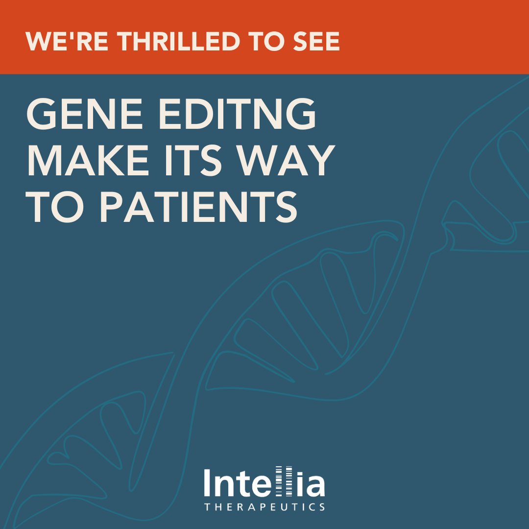 Intellia Therapeutics (@intelliatx) on Twitter photo Huge congratulations to <a href="/VertexPharma/">Vertex Pharmaceuticals</a> and <a href="/CRISPRTX/">CRISPR Therapeutics</a> for making history with the first-ever FDA approval of a #CRISPR therapy! Huge congratulations to <a href="/VertexPharma/">Vertex Pharmaceuticals</a> and <a href="/CRISPRTX/">CRISPR Therapeutics</a> for making history with the first-ever FDA approval of a #CRISPR therapy!