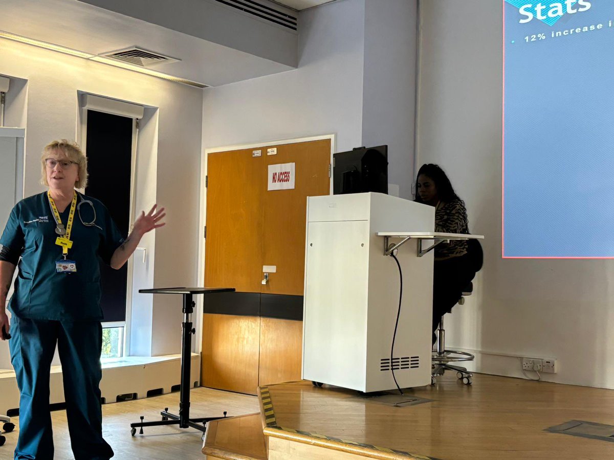 croydonruthie's tweet photo. Today we presented at Croydon Cares, focusing on the ED, improvements and innovations, education and staff support in our ED.
Great teamwork as always โค๏ธ
Professional
Compassionate
Respectful
Safe
#TeamCroydon
#ACP
#EDnurses
@croydonhealth @Shopess1 @teamCNO_ @CHS_Chair https://t.co/tdvuQw8956
