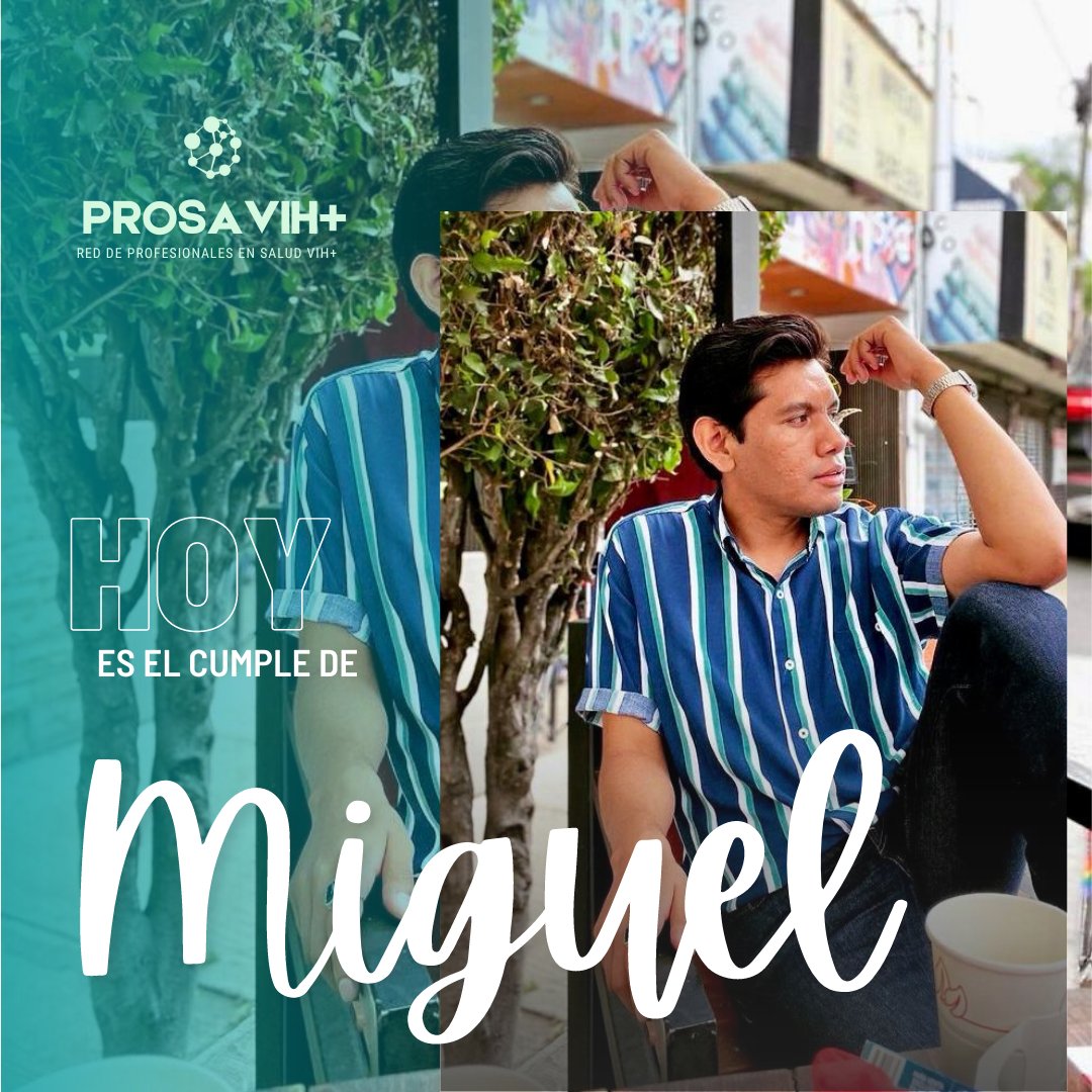 Prosavih's tweet photo. Hoy en PROSAVIH+ festejamos el cumpleaños de un gran amigo y colaborador: @Miguel_dova deseamos que tus sueños se sigan cumpliendo.

Agradecemos la labor que haces para lograr un mundo mejor.

¡Felicidades!
#Prosavih #JuntosYSinMiedo https://t.co/QIgZLKMLLc