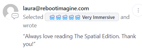 JoelUnscripted's tweet photo. Thank you @lauravpiza (Reboot Imagine COO) for your wonderful testimonial. Really made my day ☺️

Happy to see that our subscribers are loving the newsletter. https://t.co/JdNeiat7RK