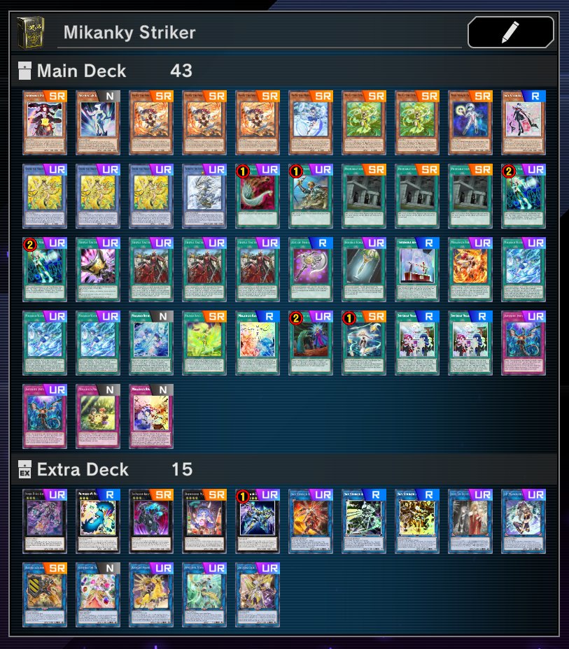 ItsPandaSteve's tweet image. The decks I'm rotating between at the moment #YuGiOhMasterDuel #CodeTalker #Mikanko #Nouvelles #Purrely