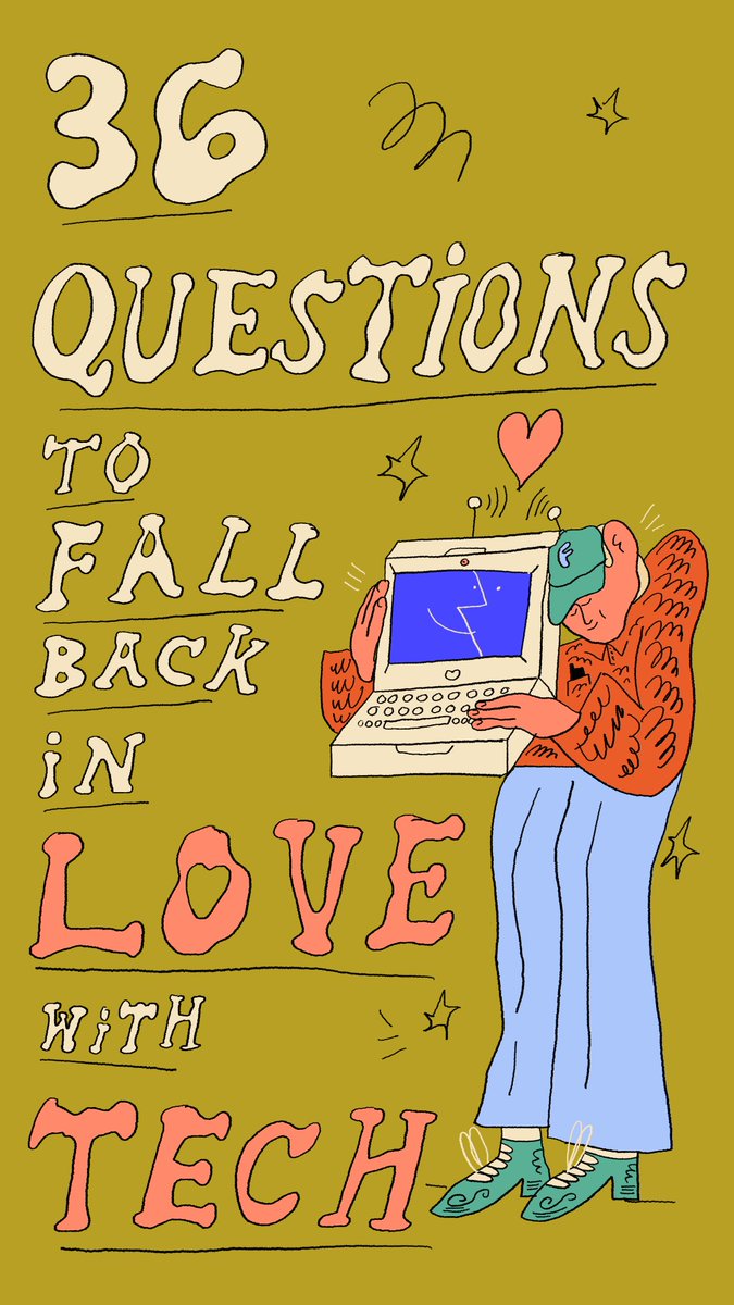 I spoke with 20+ people in tech about our relationship to it—what started as a light-hearted homage on NYT’s “The 36 Questions That Lead to Love” ended up being a heartfelt conversation about the role of tech in our lives and our hopes for the future: figma.com/blog/36-questi…