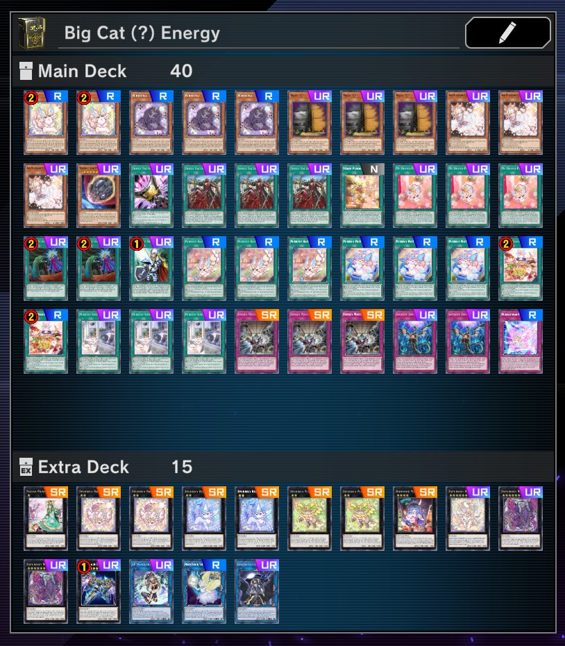 ItsPandaSteve's tweet image. The decks I'm rotating between at the moment #YuGiOhMasterDuel #CodeTalker #Mikanko #Nouvelles #Purrely
