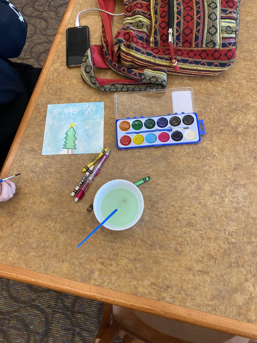 ms_ckramer's tweet photo. The best Friday’s are Club Friday! ❤️🖌️🎄#Watercolor #GettingFestive https://t.co/58t8Er3DoP
