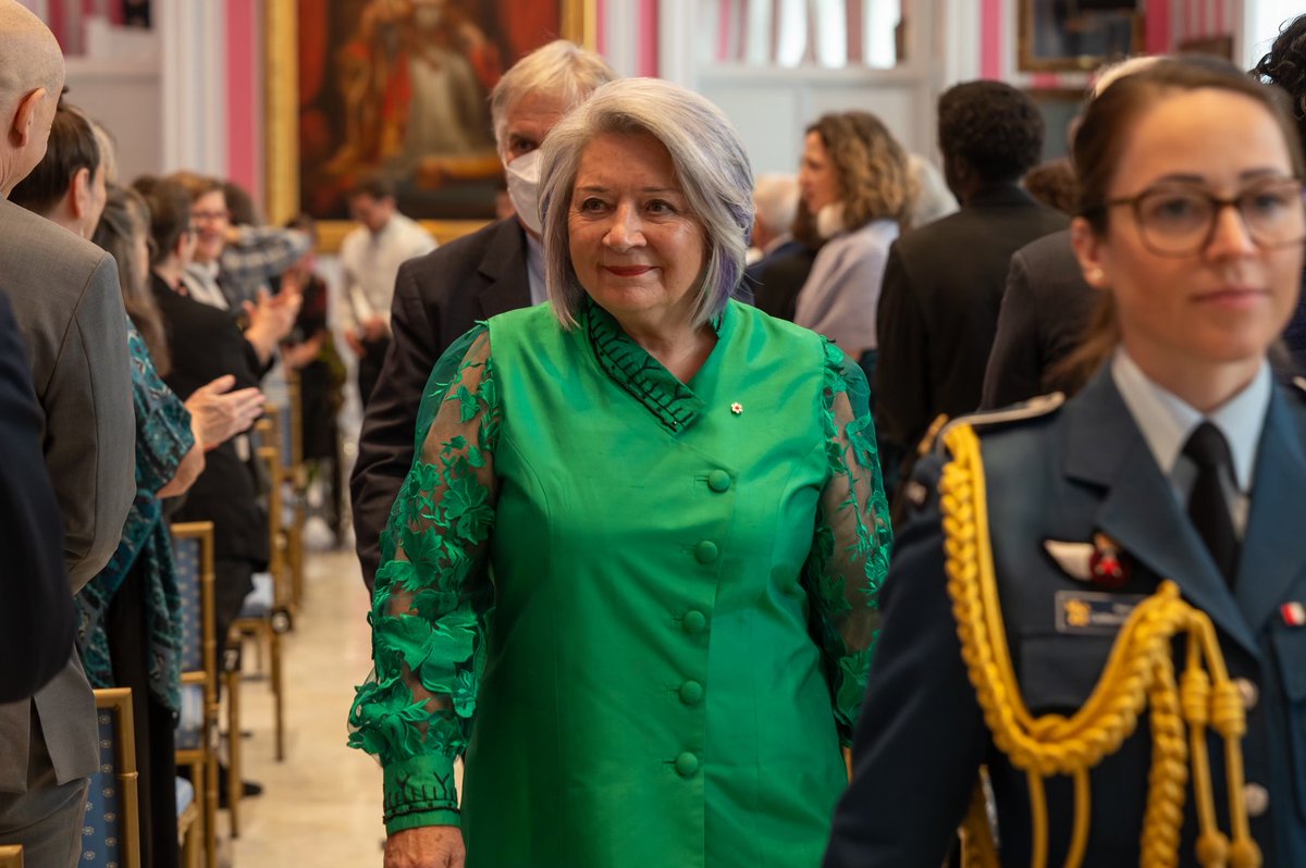 GGCanada's tweet photo. Art is a powerful medium, with the ability to connect us, no matter how different our experiences may be.

#GGSimon was honoured to present the #GGAVMA’s to 31 outstanding artists during a ceremony at @RideauHall.

#GGArts https://t.co/HgrQdT9J05