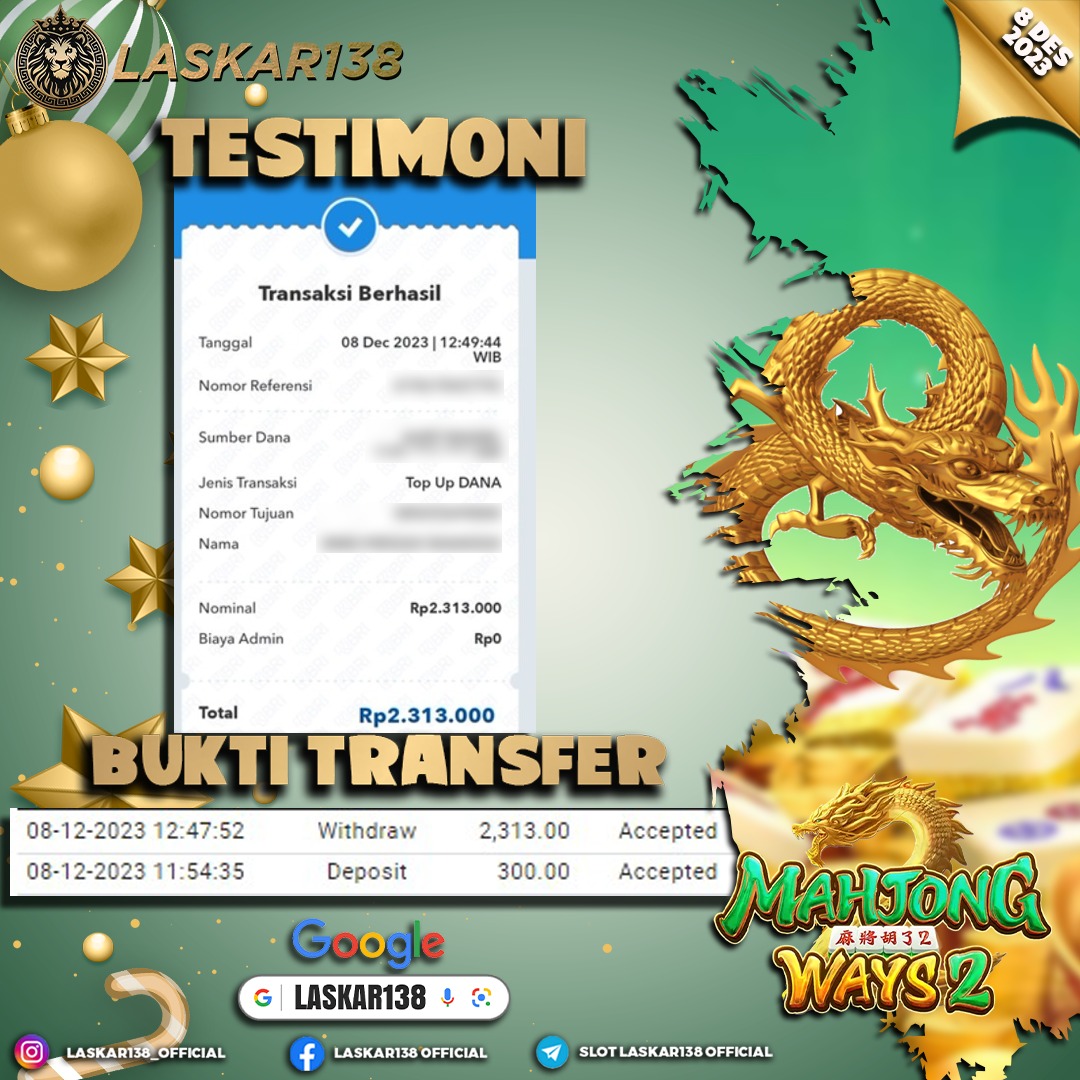 ameliaptr138's tweet photo. TESTIMONI LASKAR138 HARI INI 🔥🔥

LINK DAFTAR: https://t.co/1IBTwV7YK0 https://t.co/pBMQBGIfKA