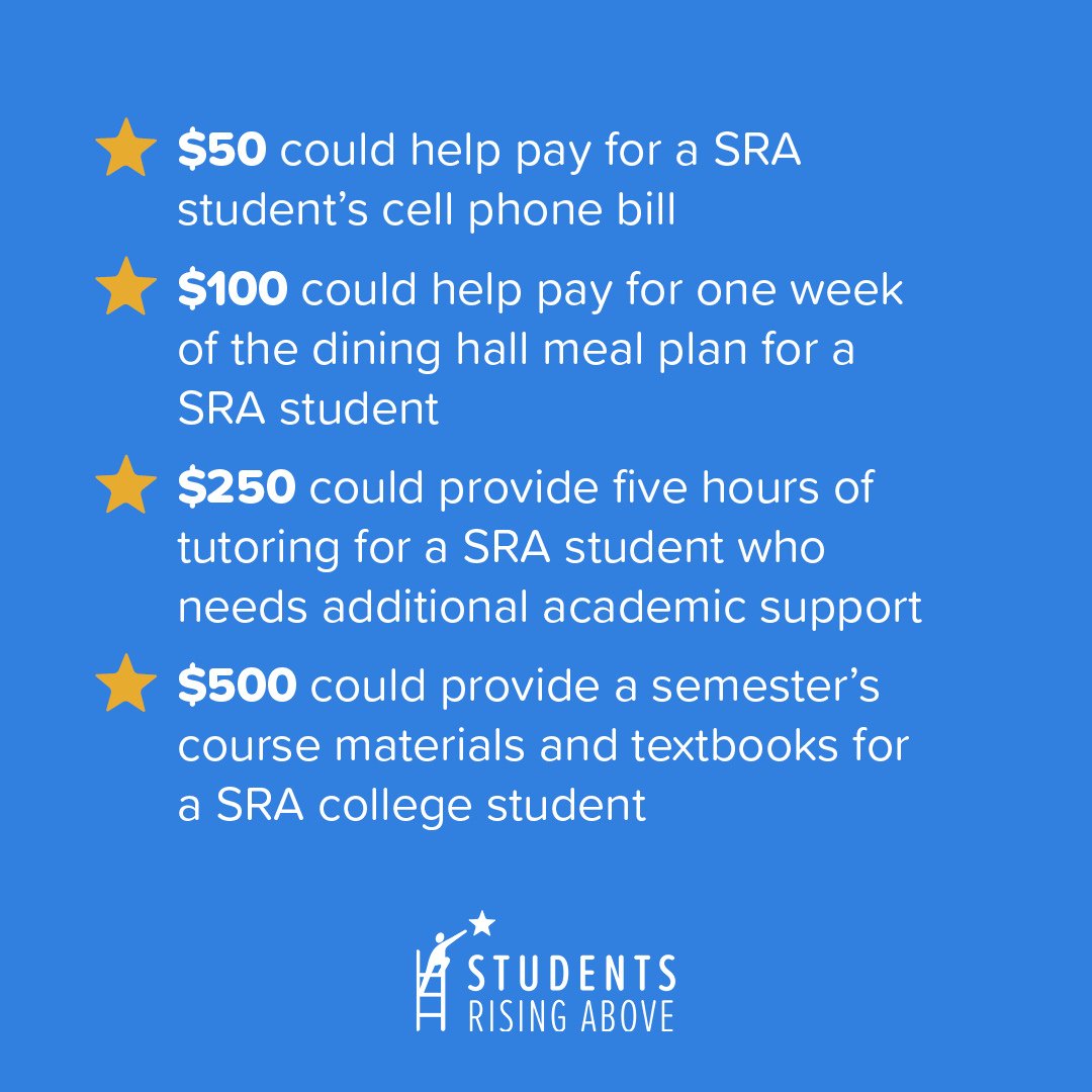 Students Rising Above tweet media